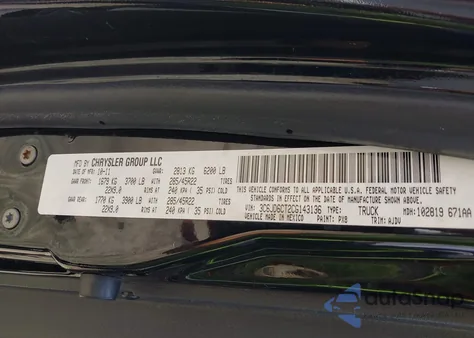 2012 Ram 1500 R/T z USA, uszkodzony, nr VIN 3C6JD6CT2CG143136